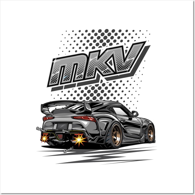 Toyota Supra GR a90 Wall Art by racingfactory